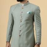 Classic Moss Green Achkan for Men | Elegant Ethnic Wear | Jaipurio